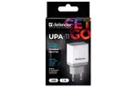 Зарядное устройство Defender UPA-11 white, 1xUSB, 5V / 1A (83548)