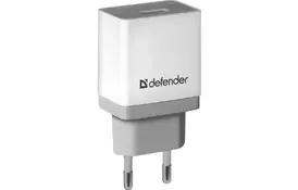 Зарядное устройство Defender UPA-11 white, 1xUSB, 5V / 1A (83548) - Фото