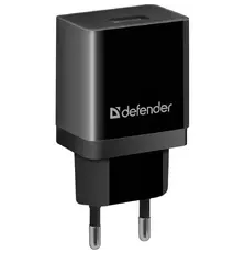Зарядное устройство Defender EPA-10 black, 1xUSB, 5V / 2.1A (83572)