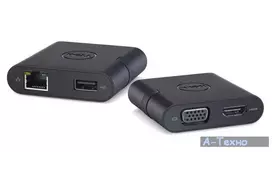 Порт-репликатор Dell DA200 USB-C to HDMI/VGA/Ethernet/USB 3.0 (470-ABRY) - Фото