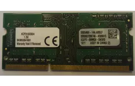 Модуль пам'яті для ноутбука SoDIMM DDR3 4GB 1333 MHz Kingston (KCP313SS8/4) - Фото