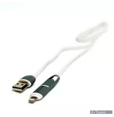 Дата кабель USB 2.0 AM to Lightning + Micro 5P 1.0m PowerPlant (KD00AS1292)