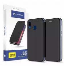 Чехол для моб. телефона MakeFuture Flip Case (Soft-Touch PU) Samsung A20/A30 Black (MCP-SA205BK)