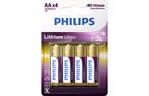 Батарейка Philips Lithium Ultra AA BLI 4 (FR6LB4A/10)