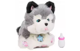 Интерактивная игрушка Moose Little Live Pets Ласковый щенок хаски Фрости (28278) - Фото