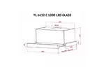 Вытяжка кухонная PERFELLI TL 6632 C BL 1000 LED GLASS