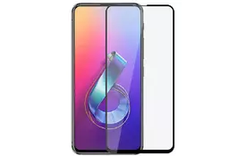 Захисне скло Full screen PowerPlant для Asus Zenfone 6 (2019), Black - Фото