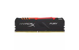 Модуль памяти для компьютера DDR4 8GB 3200 MHz HyperX FURY RGB Kingston (HX432C16FB3A/8) - Фото