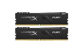 Модуль памяти для компьютера DDR4 16GB (2x8GB) 3200 MHz HyperX FURY Black Kingston (HX432C16FB3K2/16) - Фото