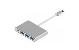 Переходник Type-C 3.1 to 3xUSB 3.0 + Type-C 10 cm Atcom (12808) - Фото