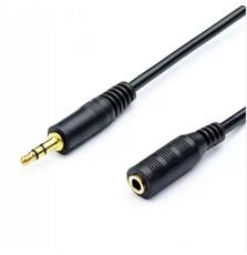 Кабель аудио Jack 3.5mm M/F 3pin 1.5м, OEM