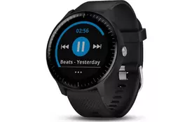 Смарт-часы Garmin Vivoactive 3 Music Black with Stainless Hardware (010-01985-02) - Фото
