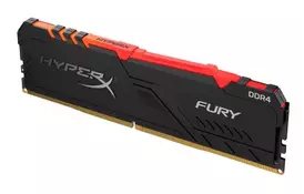 Память для ПК Kingston HyperX DDR4 3000 16GB Fury RGB Black (HX430C15FB3A/16) - Фото