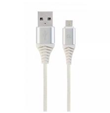 Дата кабель USB 2.0 Micro 5P to AM Cablexpert (CC-USB2B-AMmBM-1M-BW2)