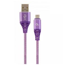 Дата кабель USB 2.0 Micro 5P to AM Cablexpert (CC-USB2B-AMmBM-1M-PW)