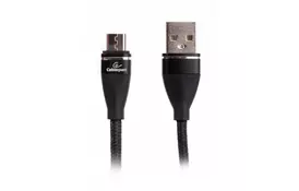 Дата кабель USB 2.0 Micro 5P to AM Cablexpert (CCPB-M-USB-11BK) - Фото