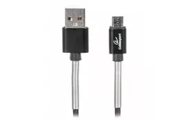 Дата кабель USB 2.0 Micro 5P to AM Cablexpert (CCPB-M-USB-06BK) - Фото