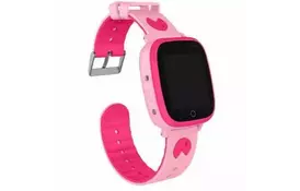 Детские часы-телефон с GPS трекером GOGPS ME K14 розовый (K14PK) - Фото