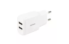 Зарядное устройство Remax RP-U22 2хUSB Lightning Data Cable white 2.4A white - Фото
