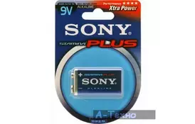 Батарейка SONY Крона SONY 6F22 Stamina Plus (6AM6B1D) - Фото