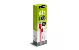 Дата кабель ColorWay Кабель Colorway USB - МicroUSB 2.1А 1м червоний (CW-CBUM002-RD) - Фото