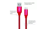 Дата кабель ColorWay Кабель Colorway USB - Type-C 2.1А 1м червоний (CW-CBUC003-RD)