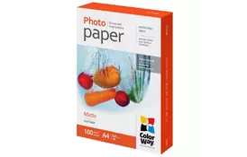 Бумага ColorWay A4, 220г, matte, 100л (PM220100A4) - Фото