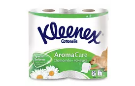 Туалетная бумага Kleenex Ромашка 3-слойная 4 шт (5029053541600) - Фото