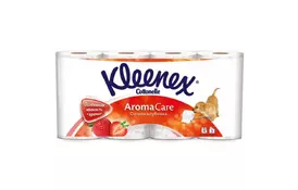 Туалетная бумага Kleenex Клубника 3-слойная 8 шт (5029053546926) - Фото
