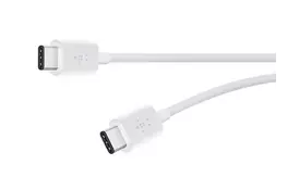 Кабель Belkin Mixit Type-C 480MBPS 3A 1.8m White - Фото