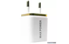 Зарядное устройство MaxPower Double 2.1A+1A White/Gold (33827) - Фото