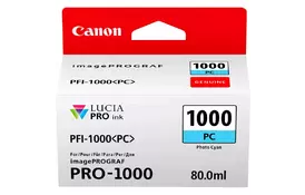 Чернильница Canon PFI-1000PC (Photo Cyan) (0550C001) - Фото Чернильница Canon PFI-1000PC (Photo Cyan) (0550C001) - Фото