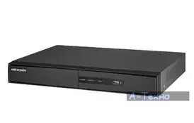 Регистратор для видеонаблюдения HikVision DS-7208HQHI-F1/N (1080p 4 audio) (21608) - Фото