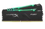 Память Kingston HyperX Fury DDR4 16GB*2  3200 CL16, RGB,  Black