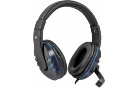 Наушники Defender Warhead G-160 Black-Blue (64118) - Фото