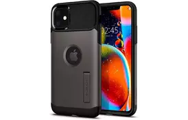 Чехол Spigen для iPhone 11 Slim Armor, Gunmetal - Фото