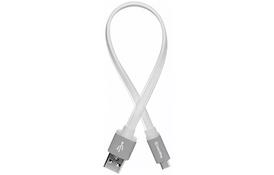Дата кабель USB 2.0 AM to Type-C 0.25m white ColorWay (CW-CBUC001-WH) - Фото