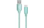 Дата кабель USB 2.0 AM to Type-C mint ColorWay (CW-CBUC003-MT)
