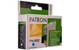Картридж PATRON EPSON R265/285/360,RX560/585/685,P50,PX650 CYAN (T0802) (PN-0802) - Фото