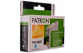 Картридж PATRON EPSON R265/285/360,RX560/585/685,P50,PX650 LIGHT CYAN (T0805 (PN-0805) - Фото