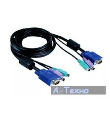 Комплект кабелей D-Link DKVM-CB для KVM-переключателей, 1.8м (DKVM-CB)