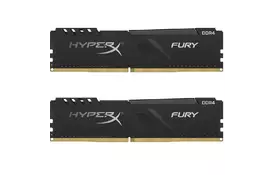 Модуль памяти для компьютера DDR4 32GB (2x16GB) 2400 MHz HyperX FURY Black Kingston (HX424C15FB3K2/32) - Фото