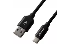 Дата кабель USB 2.0 AM to Micro 5P 1.0m Black/Black Grand-X (NM01BB) - Фото