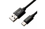 Дата кабель USB 2.0 AM to Type-C 1.0m Black Grand-X (FC02)