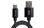 Дата кабель USB 2.0 AM to Type-C 1.0m Black Grand-X (FC02)
