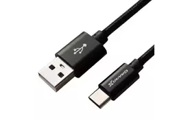Дата кабель USB 2.0 AM to Type-C 1.0m Black Grand-X (FC02) - Фото