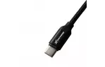 Дата кабель USB 2.0 AM to Type-C 1.0m Black/Black Grand-X (NC01BB)