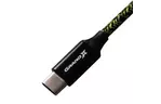 Дата кабель USB 2.0 AM to Type-C 1.0m Yellow/Black Grand-X (FC06YB)