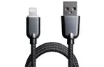 Дата кабель USB 2.0 AM to Lightning 1.0m 1.5A Dark Silver Grand-X (ML02DS)
