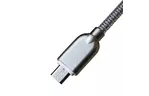 Дата кабель USB 2.0 AM to Micro 5P 1.0m 1.5A, Silver Grand-X (MM02S)
